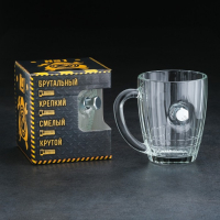 Кружка "Непробиваемая", с болтом, для пива, 500 мл Кружка "Непробиваемая", с болтом, для пива, 500 мл