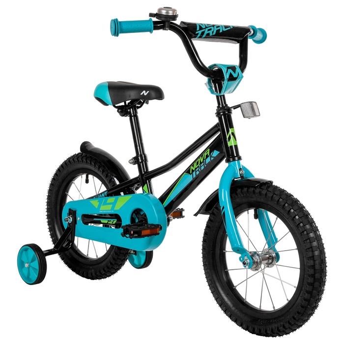Велосипед 14" Novatrack VALIANT, цвет чёрный