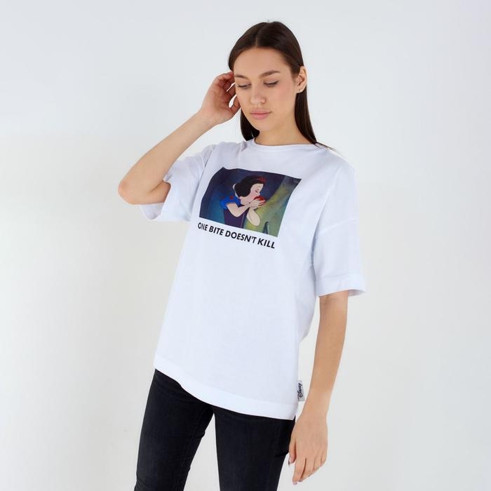 Футболка &laquo;Белоснежка&raquo; Принцессы oversize, цвет белый