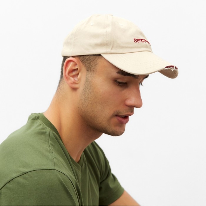 Бейсболка мужская MINAKU цвет бежевый , размер 56-58 Бейсболка мужская MINAKU цвет бежевый , размер 56-58