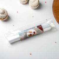 Мешок кондитерский h=55 см, рулон 10 шт, 55&times;25 см, цвет прозрачный