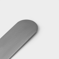 Кондитерская лопатка - палетка изогнутая Доляна, 31,5&times;3 см, рабочая часть 19,2 см, цвет серебристый