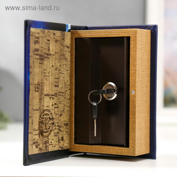 Сейф-книга дерево кожзам "Гитара. Блюз" 17х11х5 см