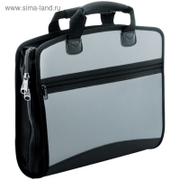 Папка-портфель А4, 4 отделения, Berlingo Silver, 700 мкм, серый металлик Папка-портфель А4, 4 отделения, Berlingo Silver, 700 мкм, серый металлик