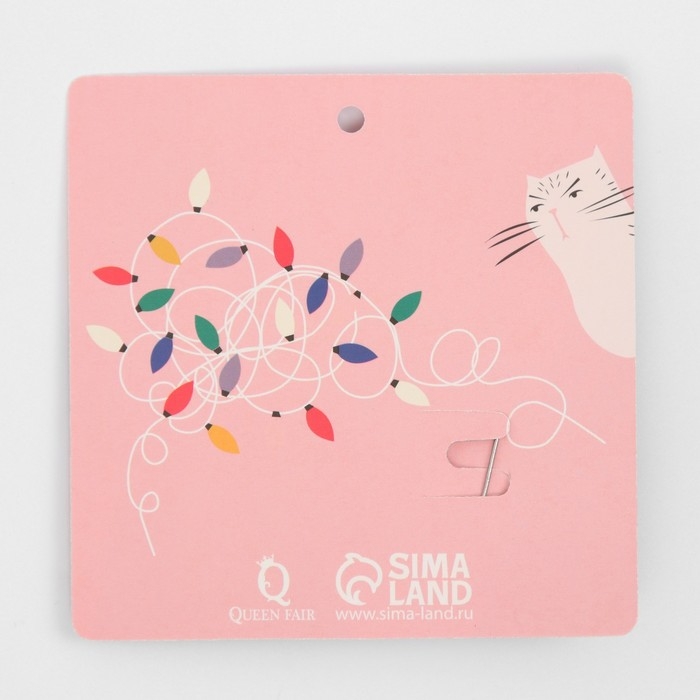 Брошь новогодняя &laquo;Ёлка&raquo; на подставке, цветная в серебре