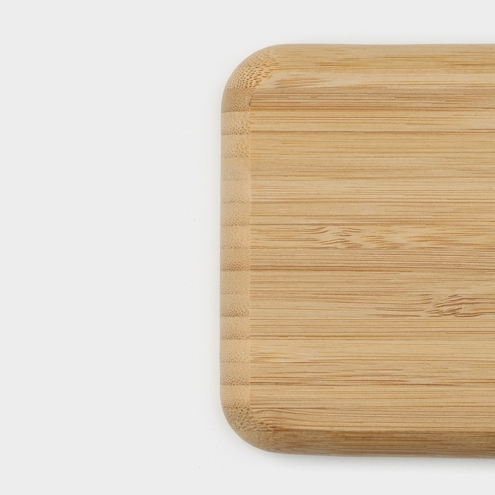 Менажница Striata, 4 секции, 33&times;9,5 см, цвет бежевый