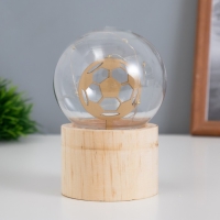 Ночник «Шар-футбольный мяч» LED 3хAG10 шар 8см 6,5х6,5х11,5см Ночник «Шар-футбольный мяч» LED 3хAG10 шар 8см 6,5х6,5х11,5см