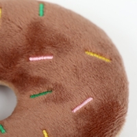 Игрушка для собак "Пончик", 10 см, коричневый Игрушка для собак "Пончик", 10 см, коричневый