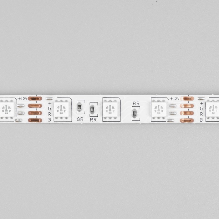 Светодиодная лента Apeyron Electrics 5 м, IP20, SMD5050, 60 LED/м, 14.4 Вт/м, 12 В, RGB