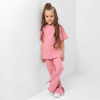 Костюм детский (футболка, брюки) KAFTAN р. 36 (134-140 см), пудра Костюм детский (футболка, брюки) KAFTAN р. 36 (134-140 см), пудра