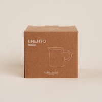 Молочник керамический SL Home &laquo;Виенто&raquo;, 350 мл, 12,5&times;9 см, цвет бежевый