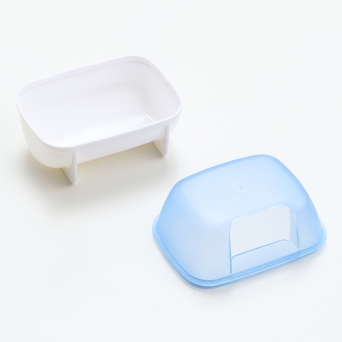 Туалет для грызунов Туалет для грызунов "Пижон", 10,2 х 7,2 х 7,2 см, синий