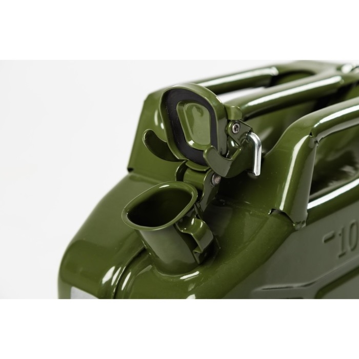 Канистра стальная для ГСМ ZARYA, 10 л, металлическая, крышка с рычагом Канистра стальная для ГСМ ZARYA, 10 л, металлическая, крышка с рычагом