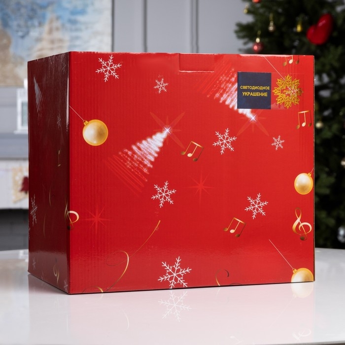 Светодиодная фигура «Новогодняя площадь» 40 × 21 × 22 см, полистоун, батарейки ААх3 (не в комплекте), USB, свечение мульти Светодиодная фигура «Новогодняя площадь» 40 × 21 × 22 см, полистоун, батарейки ААх3 (не в комплекте), USB, свечение мульти