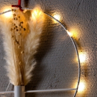 Светодиодная фигура &laquo;Осенний декор&raquo; 30 см, металл, батарейки ААх2 (не в комплекте), свечение тёплое белое