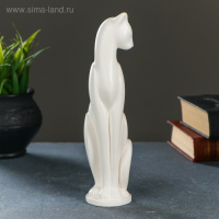 Фигура "Кошка Грация" белая, 6х7х23см Фигура "Кошка Грация" белая, 6х7х23см