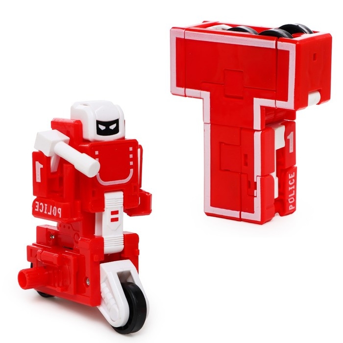 Набор роботов &laquo;Алфавит&raquo;, трансформируются, 7 штук, собираются в 1 робота