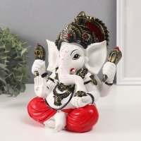 Сувенир полистоун "Ганеша бежевый, в красных шароварах" 12х17,5х21 см Сувенир полистоун "Ганеша бежевый, в красных шароварах" 12х17,5х21 см