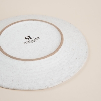 Набор тарелок керамических SL Home &laquo;Арена Бланка&raquo;, d=20 см, цвет белый