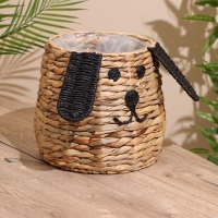 Корзина плетёная "Собачка" 29х29х24 см Корзина плетёная "Собачка" 29х29х24 см