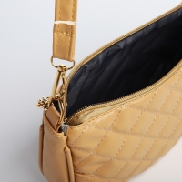 Сумка багет на молнии, цвет бежевый Сумка багет на молнии, цвет бежевый