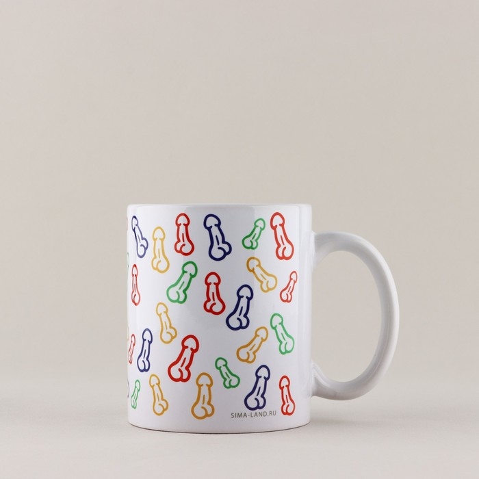 Кружка керамическая &laquo;Перфекционист&raquo;, 320 мл, цвет белый 18+