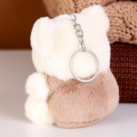 Мягкая игрушка &laquo;Мишка&raquo; на брелоке, 10 см, цвет МИКС