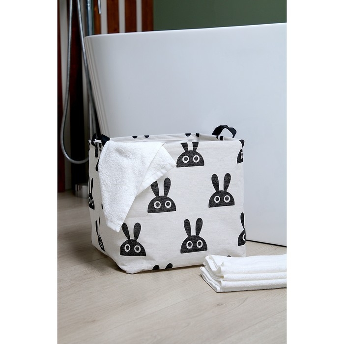 Корзинка для игрушек &laquo;Зайка&raquo; 32&times;32&times;32 см