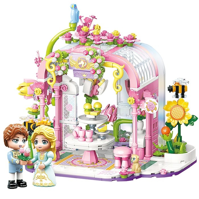 Конструктор Принцессы &laquo;Чайная беседка&raquo;, 640 деталей