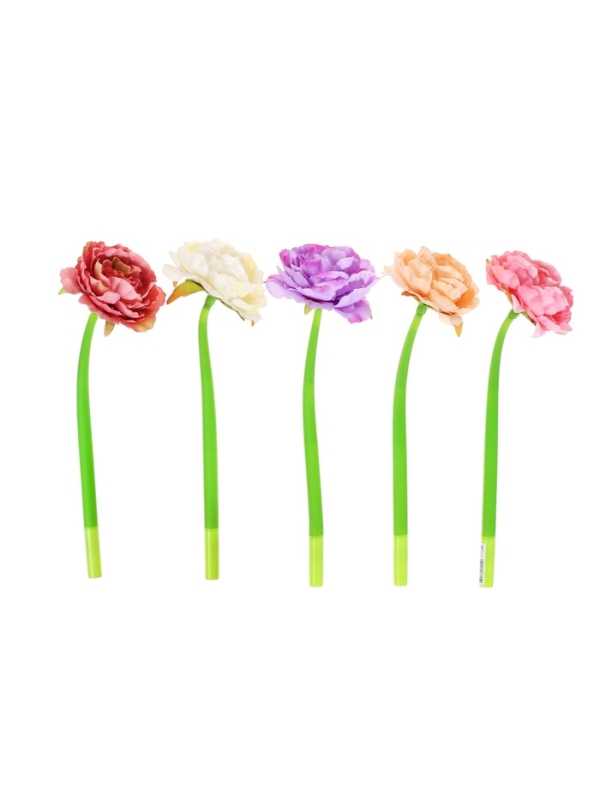 Ручка гелевая-прикол МИКС Пион МИКС  (штрихкод на штуке)