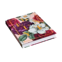 Ежедневник на сшивке полудатированный А5, 192 листа, картон 7БЦ, "Тропический" Ежедневник на сшивке полудатированный А5, 192 листа, картон 7БЦ, "Тропический"