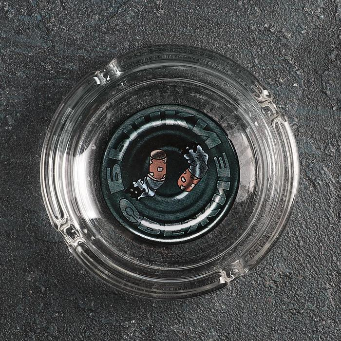 Набор подарочный &laquo;Приколы&raquo;, стеклянный, 6 стопок 50 мл, пепельница, рисунок микс