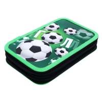 Пенал 2 секции, 125 х 205 х 40 мм, Calligrata 30П26/2 "Гол", ламинированный картон Пенал 2 секции, 125 х 205 х 40 мм, Calligrata 30П26/2 "Гол", ламинированный картон