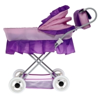 Коляска кукольная №11, цвет сиреневый Коляска кукольная №11, цвет сиреневый