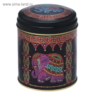 Банка с крышкой для сыпучих продуктов &laquo;Индийский слон&raquo;, 800 мл, 9,9&times;11 см, рисунок МИКС