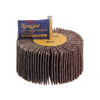Круг лепестковый радиальный ТУНДРА, 80&times;40&times;6 мм, Р40