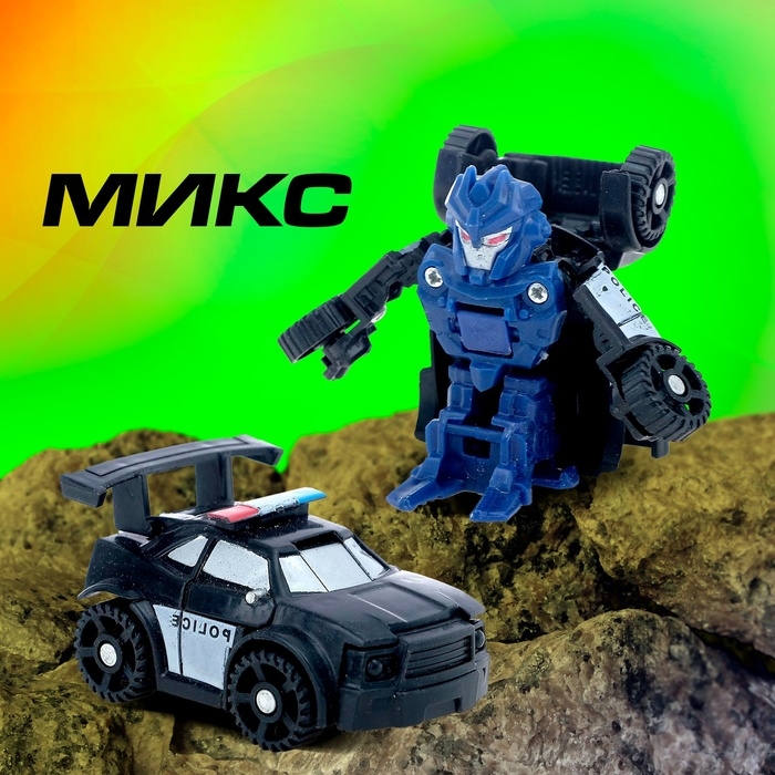 Робот «Мини автобот», трансформируется, МИКС Робот «Мини автобот», трансформируется, МИКС