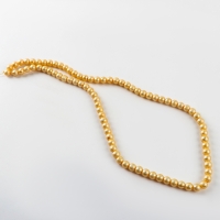 Бусины из стекла, набор 78 шт., размер 1 шт. &mdash; 10 мм, цвет жёлтый