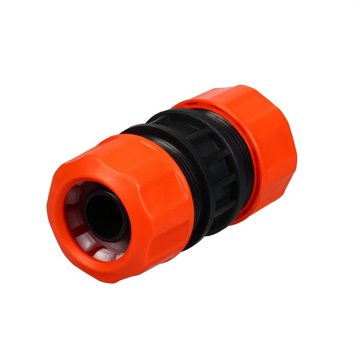 Муфта соединительная, 3/4 Муфта соединительная, 3/4" (19 мм), цанговое соединение, пластик, «Жук»