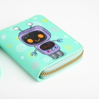 Кошелёк на молнии, цвет салатовый Кошелёк на молнии, цвет салатовый