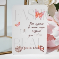 Брошь &laquo;Павлин&raquo; королевский, цвет белый в серебре