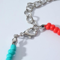 Колье &laquo;Бисер&raquo; радуга, цветное, 30 см