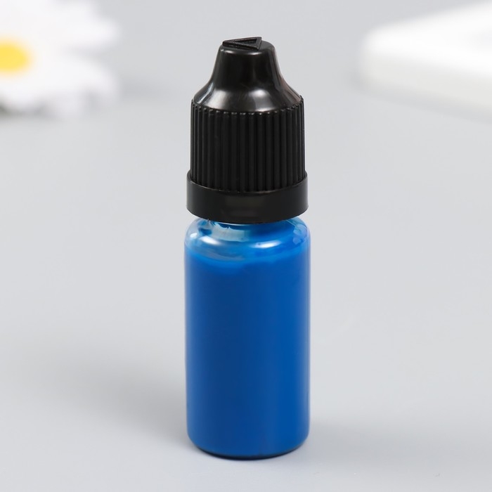 Краска (пигмент) для воска Краска (пигмент) для воска "Флуоресцентный синий" 10 мл