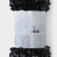 Коврик для дома LaDо́m, букли, плотность 1400 г, 50&times;80 см, цвет графитовый