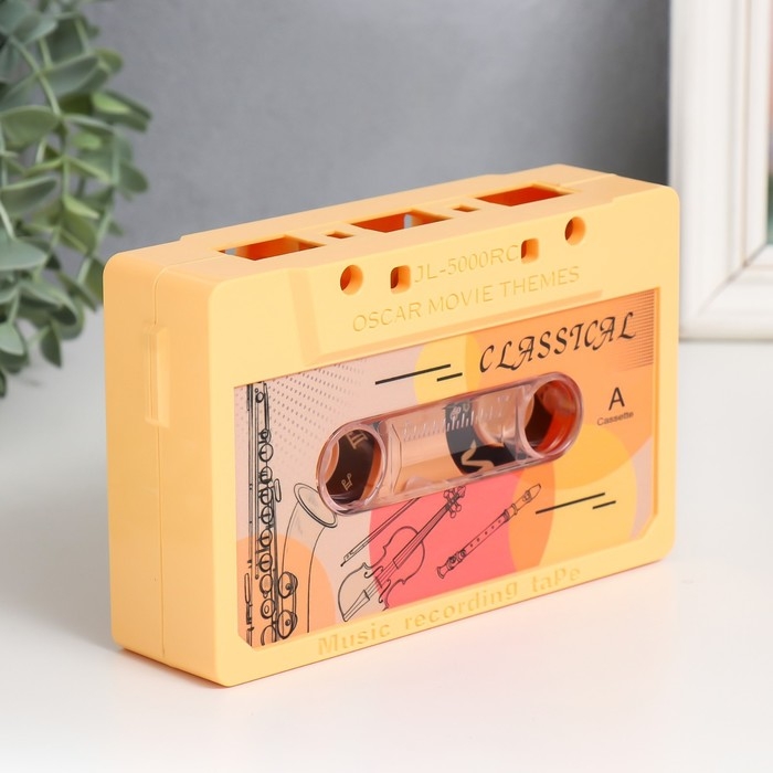 Сувенир музыкальный механический "Аудиокассета. Классика" 17х11х5 см