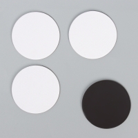 Набор холстов на магните &laquo;Круг&raquo;, 7,5 см, 4 шт