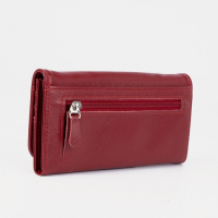 Кошелёк женский на застёжке, цвет красный