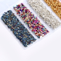 Крошка стеклянная для эпоксидной смолы, набор 6 цветов, вес 1 цвета &mdash; 5 г