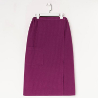 Полотенце банное Этель &laquo;Парео&raquo; с карманом 80*140 см. цв. темная сирень, 100% хл, вафля 240 г/м2