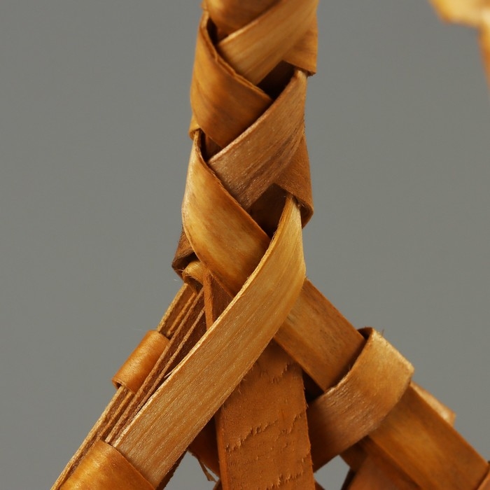 Корзина плетеная, 23 х 12 х 7 х 22/28 см, секвойя